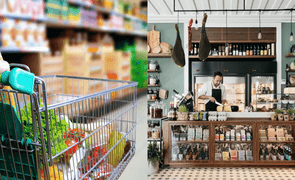 qual a diferenca entre mercado e mercearia