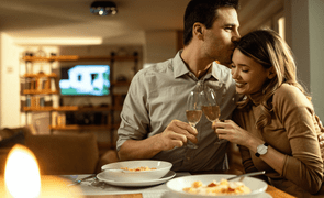 vinho para jantar romantico dia dos namorados