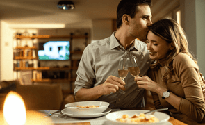 vinho para jantar romantico dia dos namorados