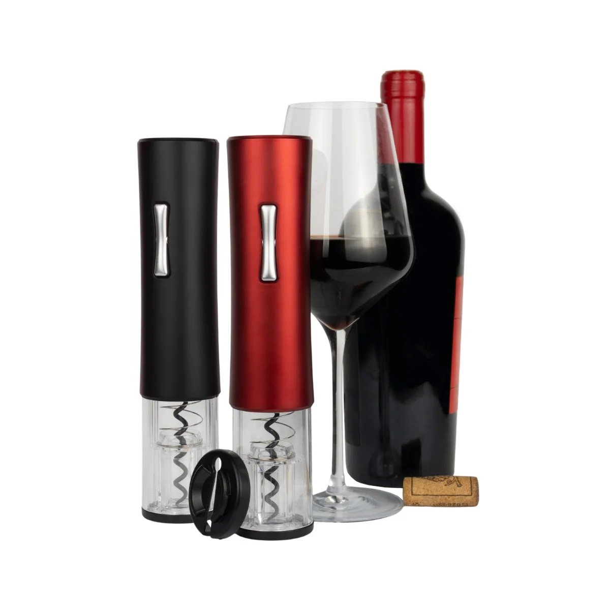 07 abridor eletrico de vinho automatico com cortador de lacre